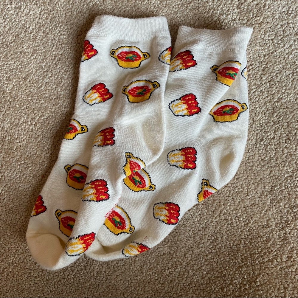 Vivid Color ramen / anime food socks